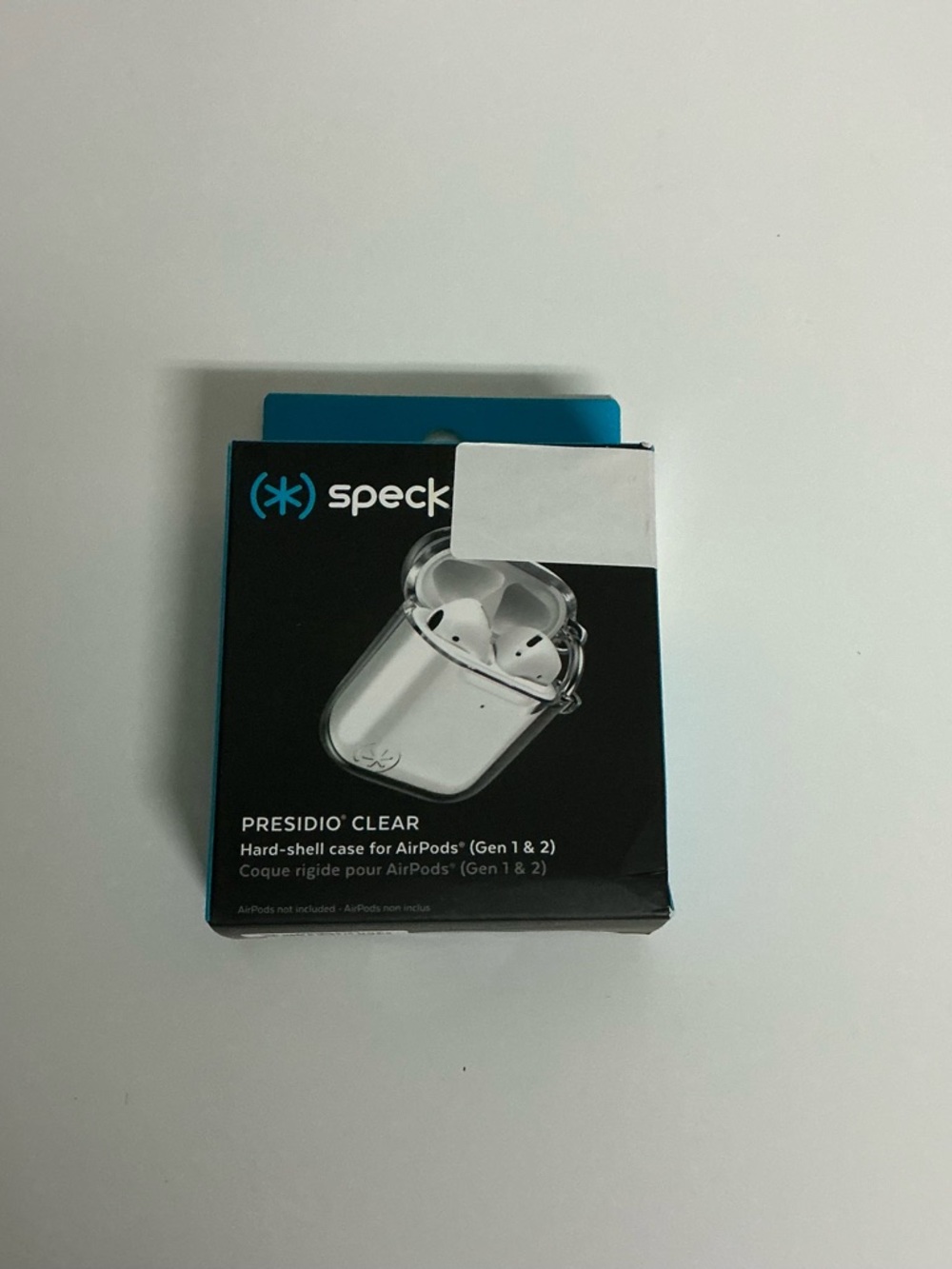Presidio Clear Hard Shell Case for AirPods Gen 1 & 2 Protective Cover